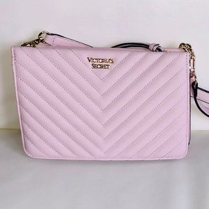 Light Pink V-Quilt Small Bond Street Shoulder bag